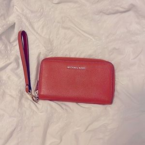 Michael Kors wallet/wristlet Orange
